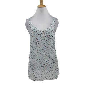 Cabi Tank Top Women XS Extra Small Multi Confetti Lined Lightweight Keyhole Cami